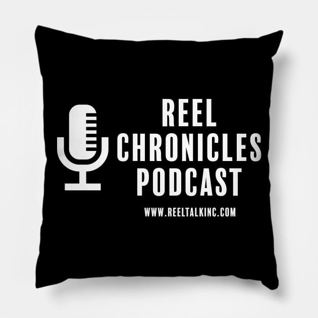 Reel Chronicles Podcast Microphone Pillow by Reel Talk Inc.