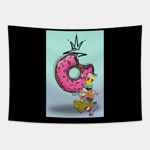 Donut ed edd n eddy Tapestry by Rossi Jay Inc.