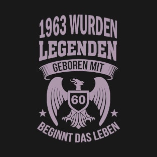 1963 wurden Legenden geboren T-Shirt