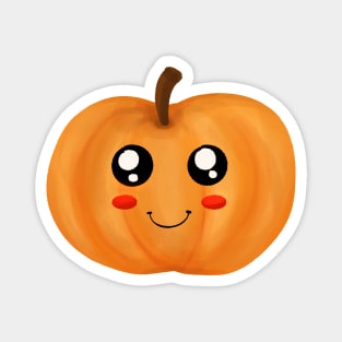 Happy kawaii pumpkin Magnet