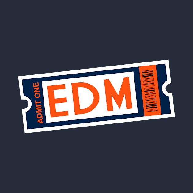 EDM Ticket by CasualGraphic