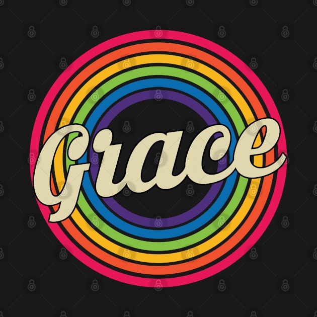 Grace - Retro Rainbow Style by MaydenArt