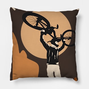 Retro Bicycle Pillow