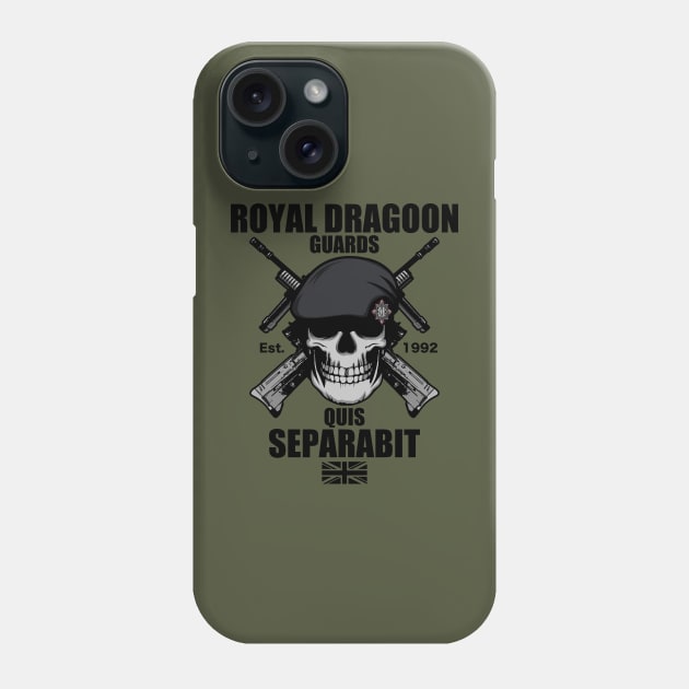 Royal Dragoon Guards Phone Case by TCP