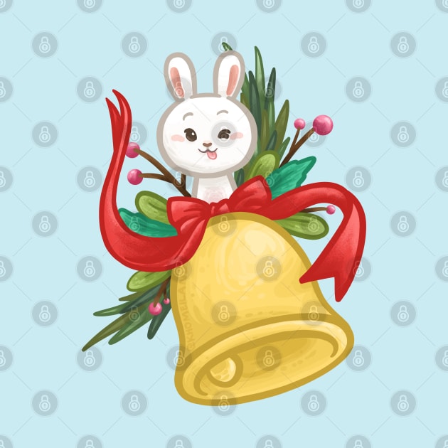 Bunny Christmas Bell by Khotekmei