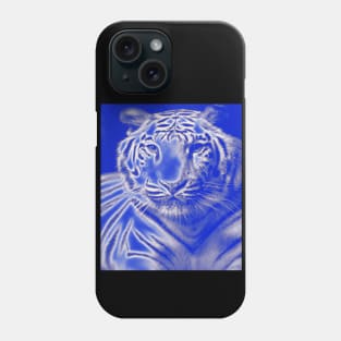 White Tiger from India - White colour Phone Case