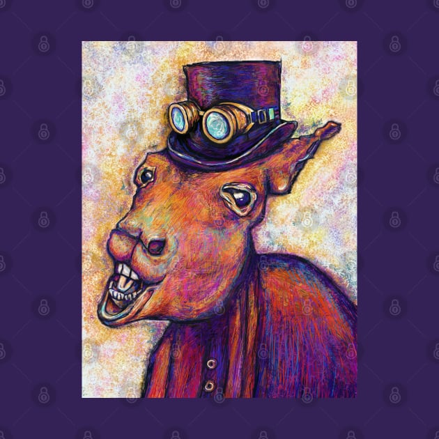 Steampunk Donkey by Kraken Sky X TEEPUBLIC