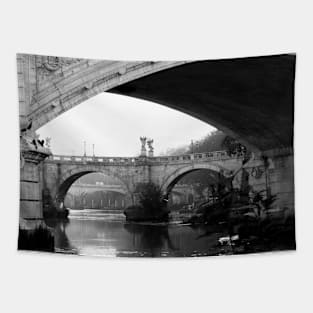 Sant'Angelo Bridge Rome Italy Tapestry