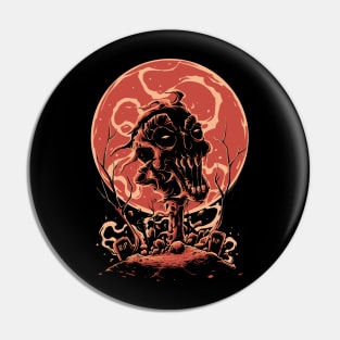 helloween Moon Pin