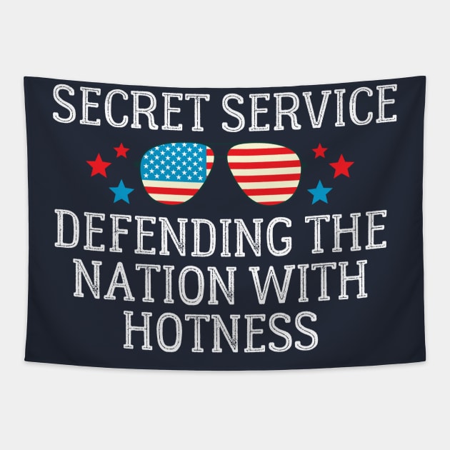 Secret Service Defending the Nation with Hotness Tapestry by MalibuSun