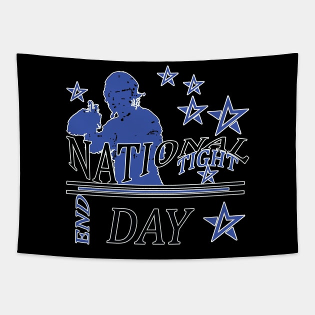National tight end day Tapestry by storyonline