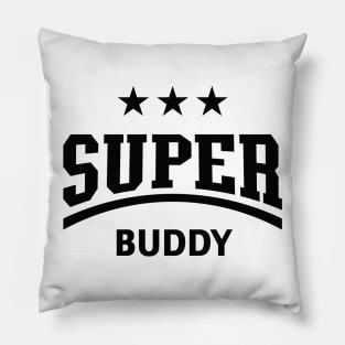 Super Buddy (Black) Pillow