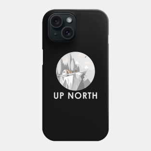 Up North Earth Above The Equator For Northerners Pine Tree Phone Case