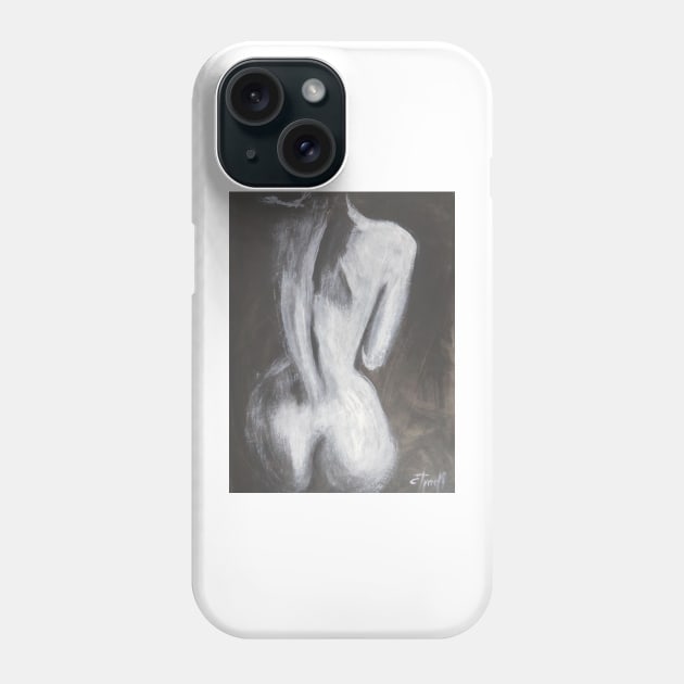 Shadow Figure 1 - Female Nude Phone Case by CarmenT