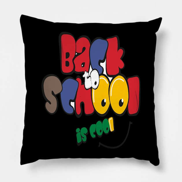 happy first day of school Pillow by Work Memes