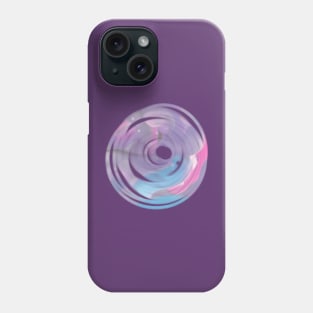 Purple and pink Pastel paint abstract galaxy Phone Case