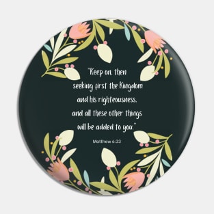 Kingdom quote from matthew 6:33 Pin