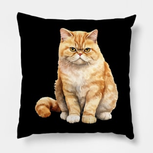 Exotic Shorthair Cat Pillow