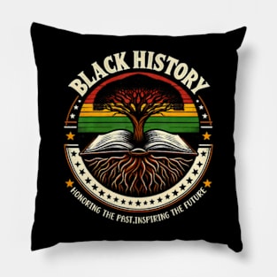 Black History Proud Black History Culture Teacher Pillow