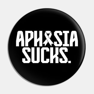 Aphasia Awareness Aphasia Warrior Sayings Pin