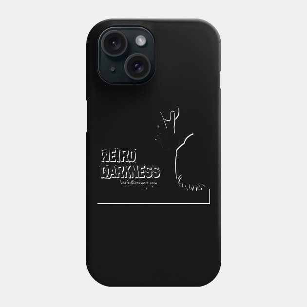 Weird Darkness Logo: Black on White Offset Phone Case by Weird Darkness