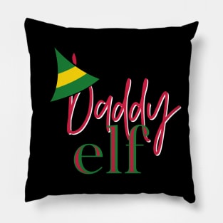 Daddy Elf Christmas Shirt Pillow