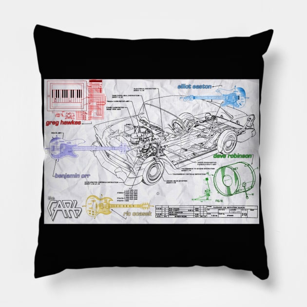 Schematic Pillow by NiGHTTHOUGHTS