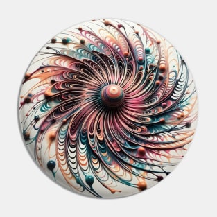 Psychedelic looking abstract illustration  of spirals Pin