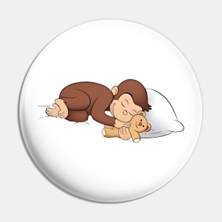 Curious George Sleep Pin