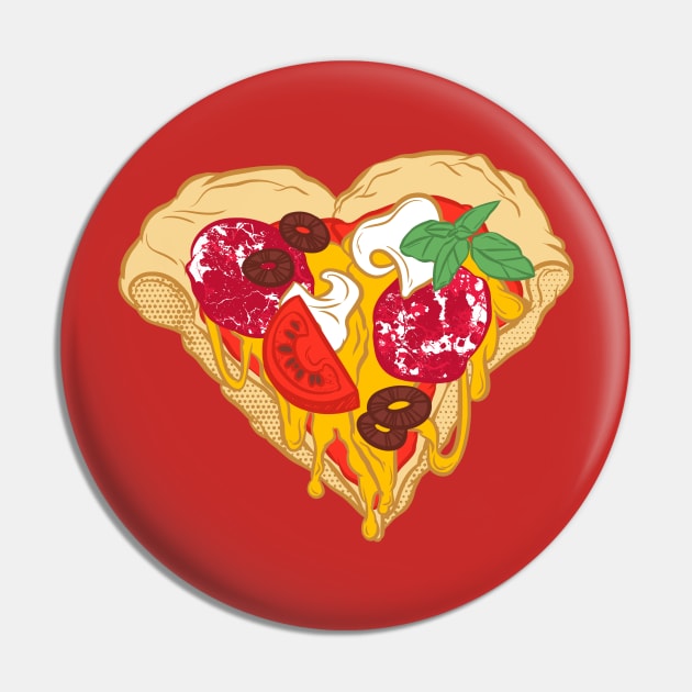 Pizza is my true Valentine Pin by zen4