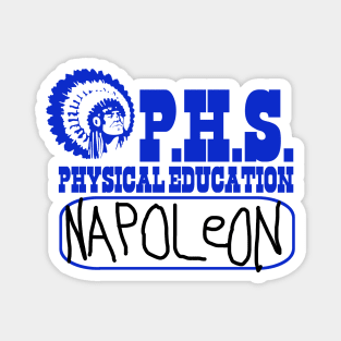 Napoleon Gym Shirt Magnet