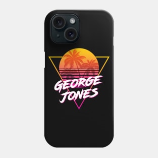 George Jones - Proud Name Retro 80s Sunset Aesthetic Design Phone Case