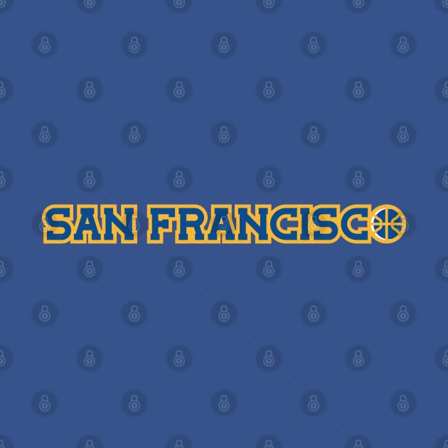 San Francisco basketball city by Adrian's Outline