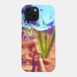 Tiny Blue Wild Flower Phone Case