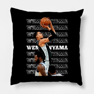 Wembanyama Iconic Shot 2 Pillow