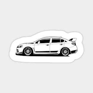 Subie classic black print Magnet