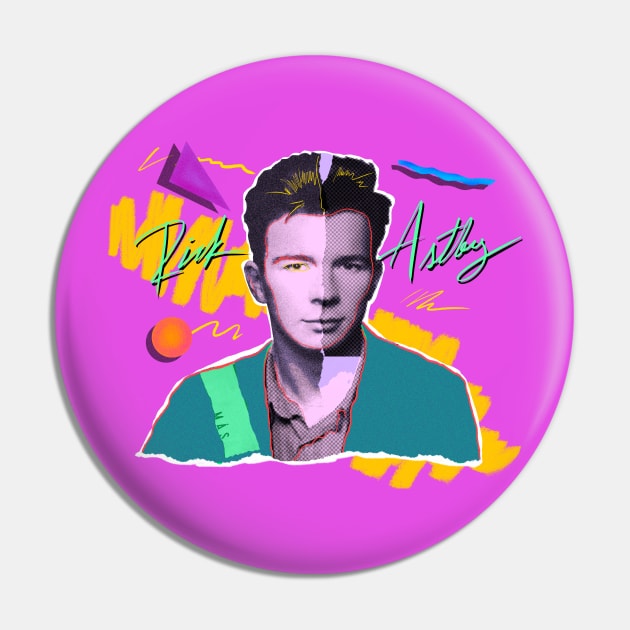 RICK ASTLEY 80S RETRO STYLE Pin by DISCO DISCO MX