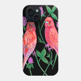 Red budgies Phone Case