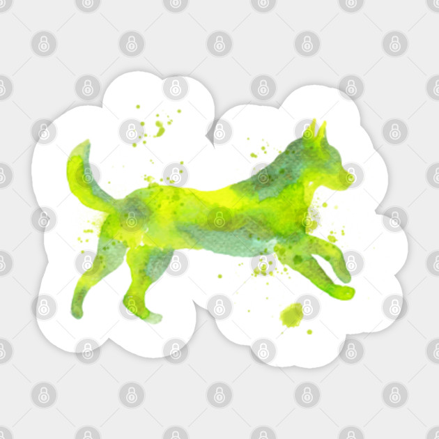 dog with croc on head sticker