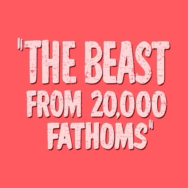 The Beast From 20,000 Fathoms (1953) by GraphicGibbon