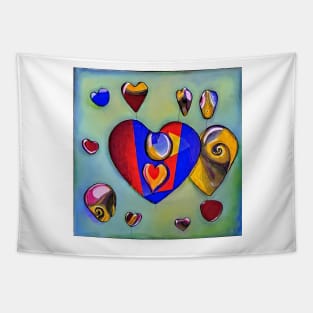 hearts parade Tapestry