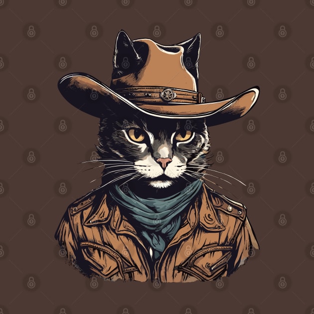 Cowboy Cat by Ray Crimson