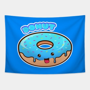 Blue Donut Tapestry