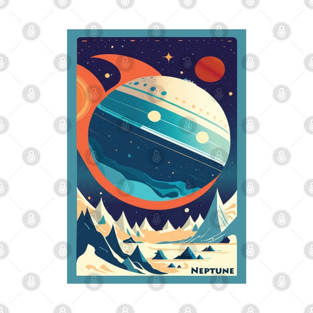 Neptune, Space poster by BokeeLee