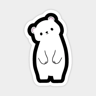 Cute Polar Bear Comic Magnet