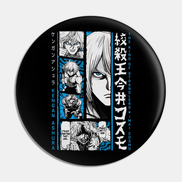 Cosmo Imai - KENGAN - ASHURA - OMEGA  - Manga Anime Design V2 Pin by JPNDEMON