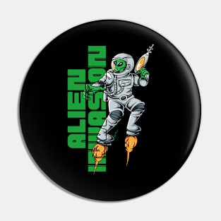 Alien invasion Pin