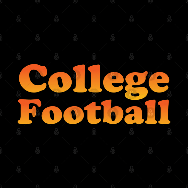 College football by TShirtHook