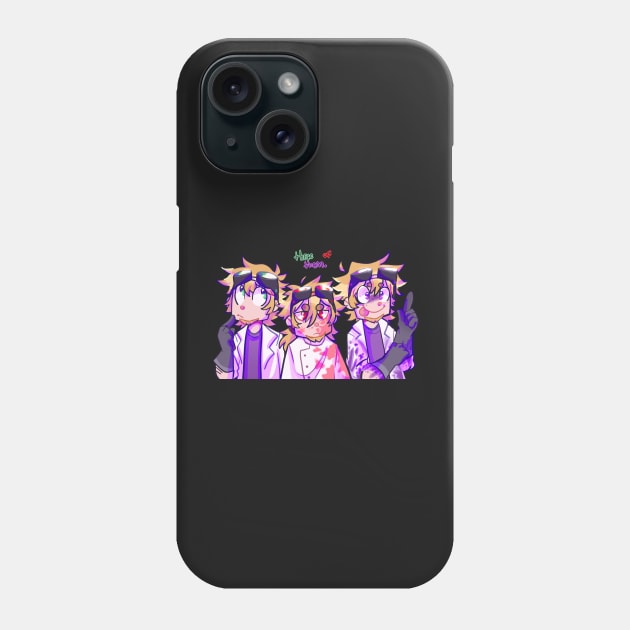 three of them Phone Case by chocorobi