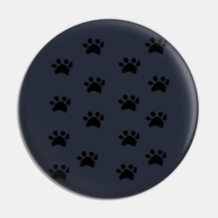 Paw prints Pin